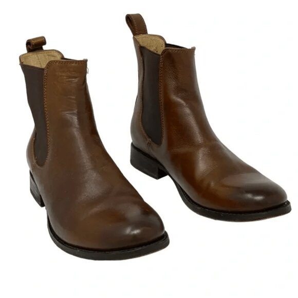Frye | Tyler Brown Leather Pull On Chelsea Boots - Picture 1 of 11